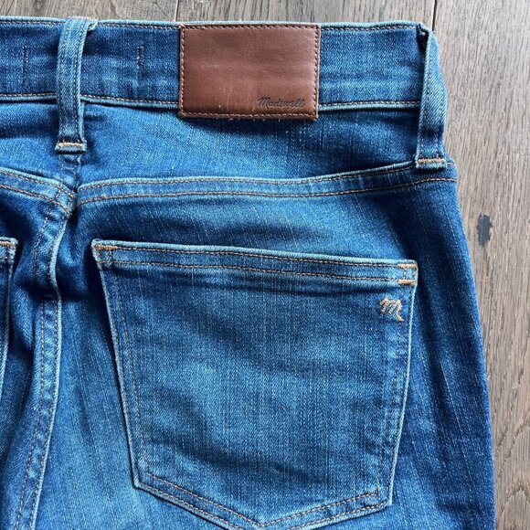 Madewell Mid Rise Ankle Jeans Size 25P Blue Stretch Denim Petite Classic - Picture 8 of 8